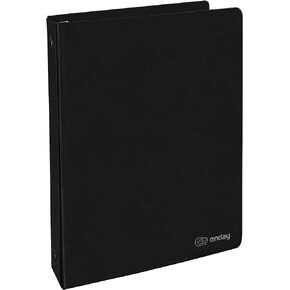 3 Inch 3 Ring Binder Pink, Slant D-Ring 3" Clear View Cover with 2 Inside Pockets, Heavy Duty Colored School Supplies Office and Home Binders – by Enday