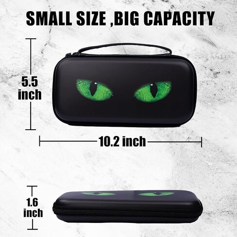 WtallasiSei Axolotl Carry Case Compatible With Nintendo Switch Lite And Switch Oled, Hard Portable Travel Storage Bag For Accessories Console in Saudi Arabia