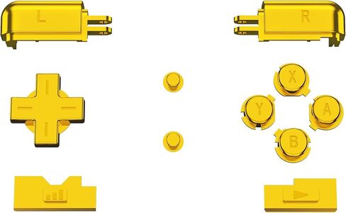 مجموعة كاملة من الأزرار البديلة باللون الأرجواني الشديد لوحدة التحكم المحمولة نينتندو DS Lite، لوحة D مخصصة A B X Y Start Select R L Power Volume Keys لـ Nintendo DS Lite NDSL - وحدة التحكم غير متضمنة in Kuwait