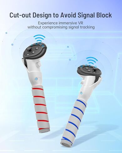 ZYBER Controller Extensions Gorilla Tag Long Arms for Meta Quest 3, 3-in-1 Beat Saber Handles Golf Club Attachment VR Sticks Controller Grips for Oculus Quest 3, Enhance VR Gaming Accessories in Kuwait