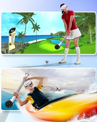 ZYBER Controller Extensions Gorilla Tag Long Arms for Meta Quest 3, 3-in-1 Beat Saber Handles Golf Club Attachment VR Sticks Controller Grips for Oculus Quest 3, Enhance VR Gaming Accessories in Kuwait