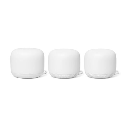Google Nest Wifi - AC2200 - نظام شبكة WiFi - جهاز توجيه Wifi - تغطية 2200 قدم مربع - حزمة واحدة in Saudi Arabia