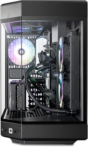 iBuyPower Pro Y60 Gaming PC Computer Desktop Y60BI9N4701 (Intel i9-13900KF 3.0 GHz, Nvidia GeForce RTX 4070 12GB, 32 GB 5200 MHz DDR5 RAM, 1TB NVMe SSD, WiFi Ready, Windows 11 Home),Black in Kuwait