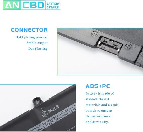 ANCBD 9JRV0 بطارية كمبيوتر محمول لـ Dell Precision 15 3561 3571 3581 Latitude 15 5521 5531 for Alienware m17 R5 m18 R1 AMD Series 9JRVO 00P3TJ 0P3TJ 0R05P0 R05P0 05RGW 005RGW 53XP7 053XP7 11.4V / 97 واط ساعي in Saudi Arabia