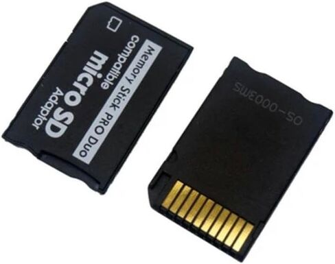 محول شريحة ذاكرة PSP، إلى Memory Stick PRO Duo مع بطاقة Micro SD سعة 32 جيجابايت، وبطاقة MagicGate لجهاز Sony Playstation المحمول، وكاميرا، وكاميرا يدوية مع 80 في 1 + Retro in Kuwait