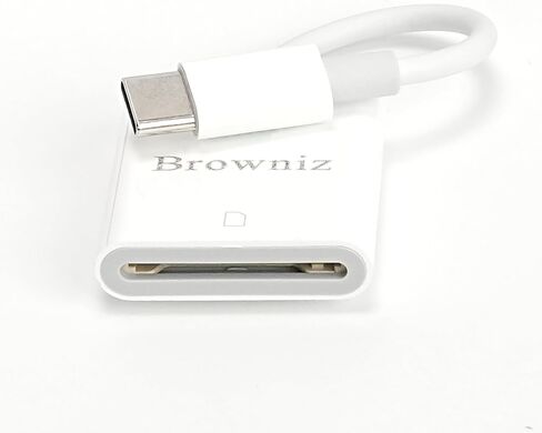قارئ USB C SD، قارئ بطاقات Browniz من النوع C لهواتف iPhone وMacBook وiPad وSamsung Galaxy والكمبيوتر المحمول، ويدعم أجهزة USB C LB01 in Kuwait