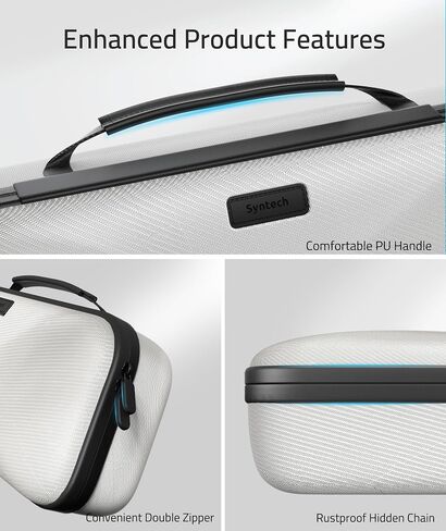 Syntech Hard Carrying Case Compatible with ASUS ROG Ally Console and Accessories, Portable Travel Handheld Case for Storage and Stand, EVA Shockproof Protective Carry Bag with Large Capacity in Kuwait