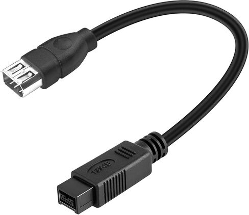 LBSC Firewire IEEE 1394 6 Pin Female to USB A Male Adapter Cable, 6 Pin Firewire to USB Cable Data Transfer Converter Cable for Printer, Digital Camera, Scanner, Hard Disk (USB to 6 pin) in Saudi Arabia