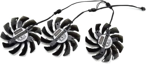 inRobert PLD08010S12H 75mm 3pin Video Card Fan Replacement for Gigabyte GEFORCE GTX 970 Cooling Fan in Saudi Arabia