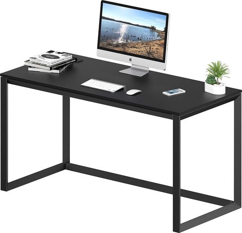 SHW Home Office 55-Inch Large Computer Desk, Maple in Saudi Arabia