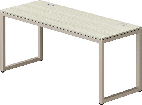 SHW Home Office 55-Inch Large Computer Desk, Maple in Saudi Arabia