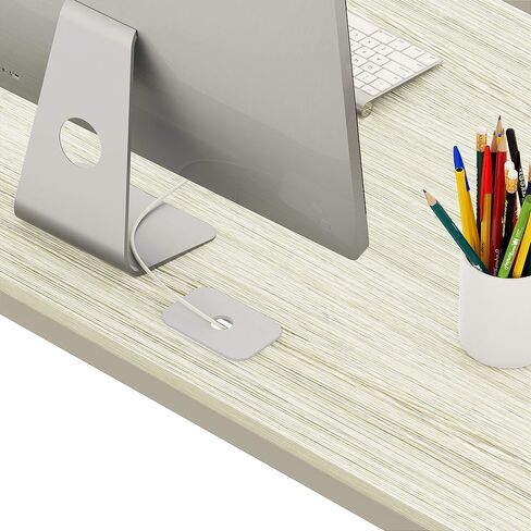 SHW Home Office 55-Inch Large Computer Desk, Maple in Saudi Arabia