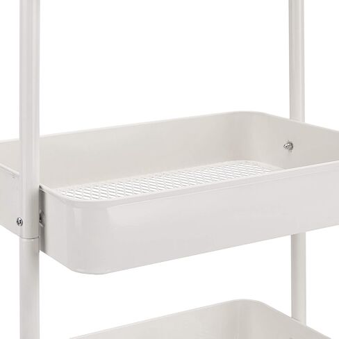 Amazon Basics 3-Tier Rolling Utility or Kitchen Cart - White in Saudi Arabia
