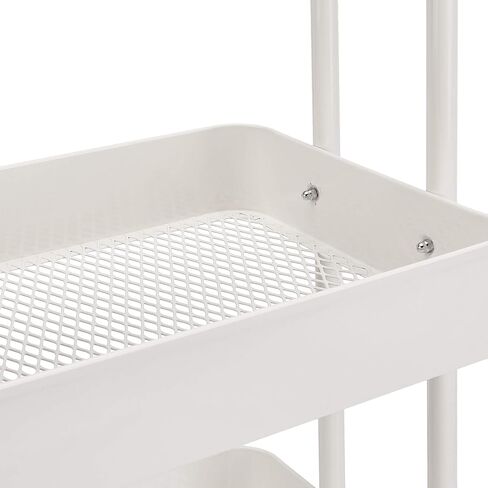 Amazon Basics 3-Tier Rolling Utility or Kitchen Cart - White in Saudi Arabia
