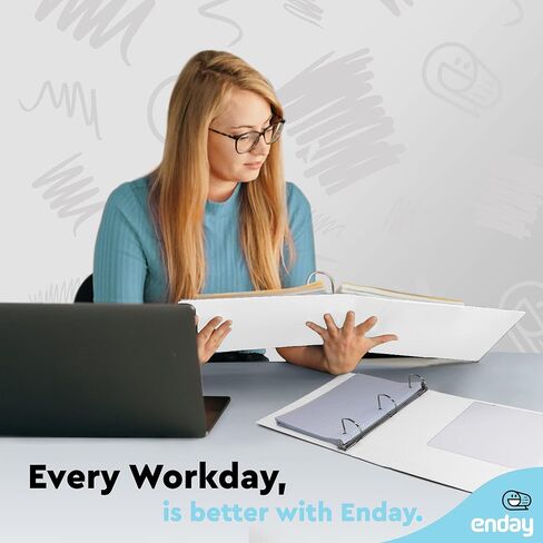 3 Inch 3 Ring Binder Pink, Slant D-Ring 3" Clear View Cover with 2 Inside Pockets, Heavy Duty Colored School Supplies Office and Home Binders – by Enday in Saudi Arabia