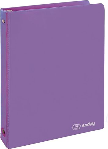 3 Inch 3 Ring Binder Pink, Slant D-Ring 3" Clear View Cover with 2 Inside Pockets, Heavy Duty Colored School Supplies Office and Home Binders – by Enday in Saudi Arabia