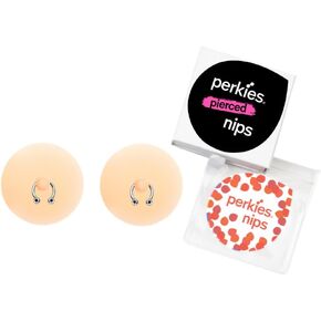 Perkies Pierced Nipple Pasties: Skin-Toned Adhesive Nipple Enhancers & Prosthetics that Provide a Pierced Nipple Look