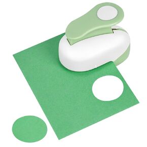LOVEINUSA Circle Punch for Crafting, 1.5 Inch Circle Punches for Paper Crafts, 38mm Circle Hole Punch for Making Scrapbook Pages, Memory Books, Card Making, Journals, Gift Tags, Homemade Confetti