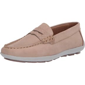 Driver Club USA Unisex-Child Kids Made in Brazil Fashion Leather Driving Loafer with Penny Detail