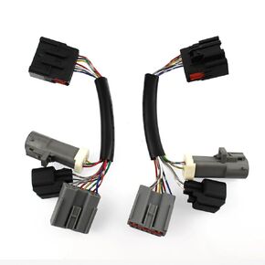 2 Pcs Tow Mirrors Adapter for Ford F250 F350 F450 F550 Super Duty Truck 1999-2007 Mirrors Conversion Harness Wiring Connector