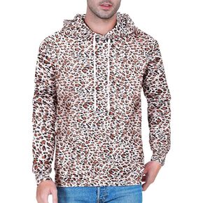Funny World Men's Animal Print Sweatshirts Hoodies Long Sleeve Graphic Halloween Shirts