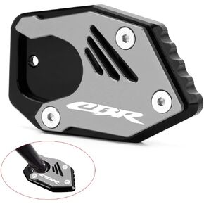 For Honda CBR300R 2014-2020 CBR500R 2013-2020 CBR650R 2019-2021 Motorcycle CNC Support Extension Plate Kickstand Side Stand Pad cbr 300r 500r 650r Accessories (red)