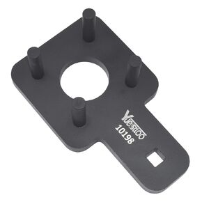 Crankshaft Pulley Holding Tool Crankshaft Vibration Harmonic Damper Holder Tool, Compatible with VW Routan Dodge Chrysler Ram 3.6L Engine, Replace 10198A