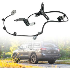 89516-0C040 مستشعر سرعة عجلة ABS لجانب السائق مناسب لسيارة Toyota 2007-2021 Tundra 2WD/4WD، لـ 2008-2022 Sequoia # استبدال 895160C040 مستشعر التحكم في انزلاق السلك الأمامي الأيسر in Kuwait