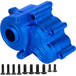 RC Metal Center Gearbox Cover Upgrades Part for 1/10 E-Revo VXL 2.0,Alloy Aluminium Middle Transmission Case,Replace #8691,Navy Blue
