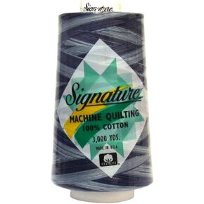 Signature Thread SIG49.M5 Signature 100% Ctn Quilt Thread 3000yd VAR Denim 100% CtnQltVarThrd3000Dm