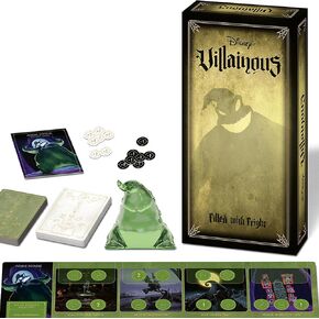 Ravensburger Disney Villainous: Filled with Fright - Strategy Board Game for Age 10 & Up | Newest Expansion | Award-Winning Line | Featuring Oogie Boogie