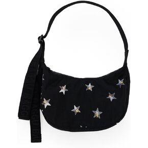 Small Nylon Crescent Bag - Stars