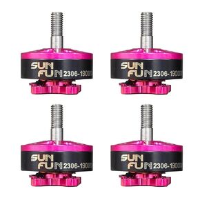DYS 4PCS SUNFUN 2306 1900KV 6S Brushless Motor for FPV Racing Drone Quadcopter 5inch Freestyle Remote Drone