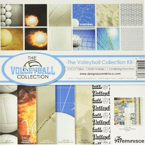 Reminisce The Volleyball Collection Kit, TVOC-200, 12x12 inches
