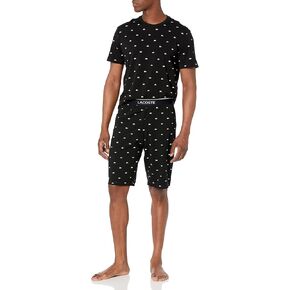 Lacoste Men's All Over Print Pajama Set
