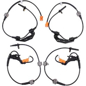 MOTOKU Front Rear ABS Wheel Speed Sensor Set for Honda Element 2.4L 2003-2011 Left Driver and Right Passenger Side