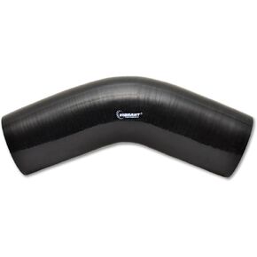Vibrant Performance 2755 Black 4 Ply 45 Degree Elbow, 3-1/2"