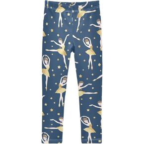 Girls Leggings Yoga Pants Tights Trousers for Kids Cat Cheetah Unicorn Christmas