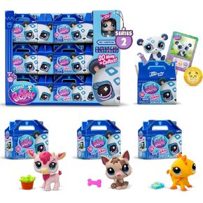 Littlest Pet Shop - Pet Surprise Display, 18 Pet Collector Set - Series 2 - LPS Gen 7, Authentic Mystery Figures, Surprise Collectible Kidult Toy, Girls, Boys, Kids, Tweens Ages 4+