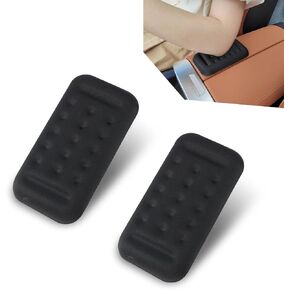 2 PCS Car Arm Rest Elbow Pads, Memory Sponge Material, Fatigue Relief Design, Vehicle Elbow Support Cushion Replacement, Universal Automotive Interior Protective Accessories (Black)