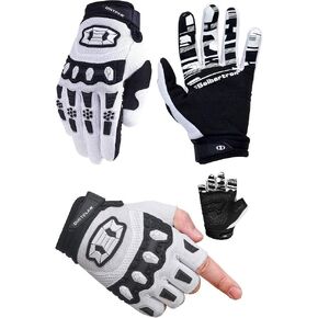 Seibertron Dirtpaw Adult White L and Dirtclaw Adult White L Gloves