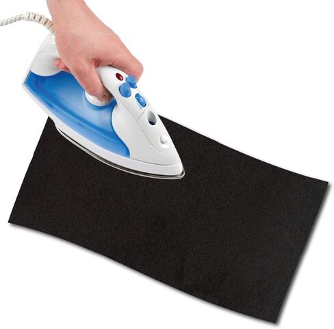 USIT, 1pc Iron-On Mock Suede Repair Patch, 18"x4.5", Ideal for Repairing Trousers, Jackets and Shirts, Unalterable Dyes, Brown in Saudi Arabia