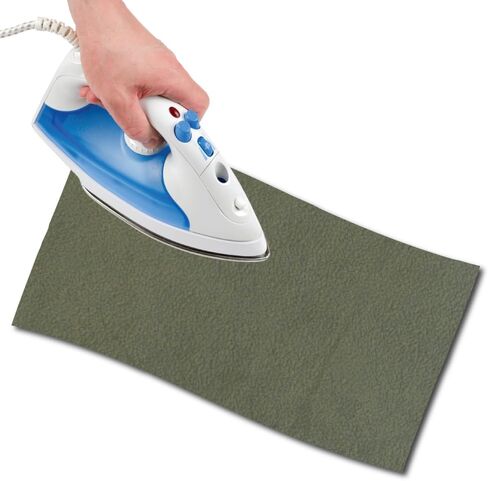 USIT, 1pc Iron-On Mock Suede Repair Patch, 18"x4.5", Ideal for Repairing Trousers, Jackets and Shirts, Unalterable Dyes, Brown in Saudi Arabia