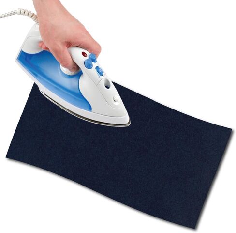 USIT, 1pc Iron-On Mock Suede Repair Patch, 18"x4.5", Ideal for Repairing Trousers, Jackets and Shirts, Unalterable Dyes, Brown in Saudi Arabia