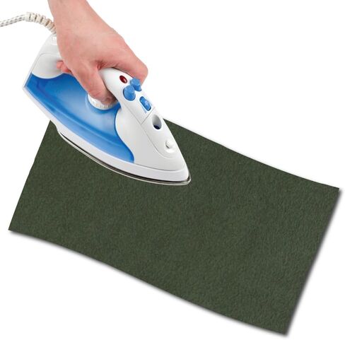 USIT, 1pc Iron-On Mock Suede Repair Patch, 18"x4.5", Ideal for Repairing Trousers, Jackets and Shirts, Unalterable Dyes, Brown in Saudi Arabia