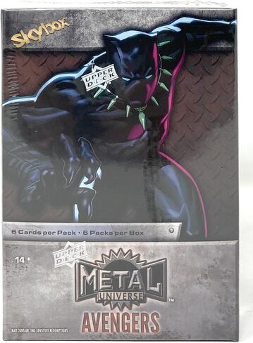 صندوق مكبر Skybox Metal Universe Marvel Avengers Blaster 2024 من Upper Deck (36 بطاقة تداول) in Saudi Arabia