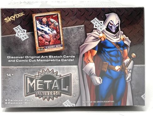 صندوق مكبر Skybox Metal Universe Marvel Avengers Blaster 2024 من Upper Deck (36 بطاقة تداول) in Saudi Arabia