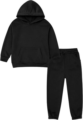 ACEFAST INC Girls Boys Tracksuit Pullover Hoodie Jogging Pants Set 2 Pieces Sweatsuit for Kids Fashion Sweatshirt Set in Saudi Arabia