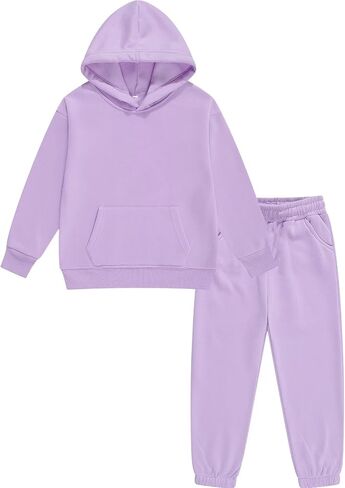 ACEFAST INC Girls Boys Tracksuit Pullover Hoodie Jogging Pants Set 2 Pieces Sweatsuit for Kids Fashion Sweatshirt Set in Saudi Arabia