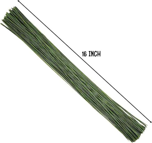 20 Gauge White Floral Stem Wire 16 inch, 50/Package in Saudi Arabia